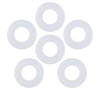 816.418.00.1 Lot de 6 joints d'étanchéité pour valve de chasse d'eau de toilette en caoutchouc de silicone compatible avec les vannes de chasse Geberit