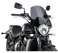 8164 - accessoire de pare-brise à main en forme de dôme new generation COULEUR FUMÉ FONCÉ