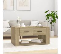 Vidaxl Table Basse Chêne Sonoma 80x50x40 Cm Bois D'ingénierie Marron