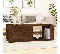 816543 vidaXL Table basse Chêne marron 100x50,5x35 cm Bois d'ingénierie