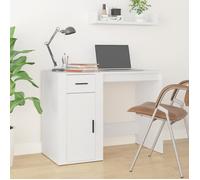 vidaXL Bureau 816784 – Blanc 100 x 49 x 75 cm – en bois d'ingénierie