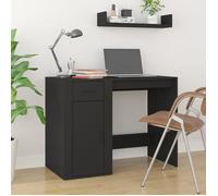 816785 vidaXL Bureau Noir 100x49x75 cm Bois d'ingénierie