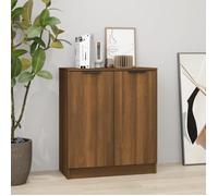 Vidaxl Buffet Chêne Marron 60x30x70 Cm Bois D'ingénierie Marron