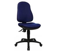 [8170 G26] Topstar Siège de bureau Point 70, revêtement tissu: bleu