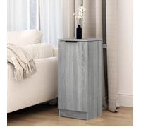 vidaXL Buffet Sonoma Gris – Bois d'ingénierie – 30 x 30 x 70 cm
