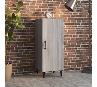 817406 vidaXL Buffet Sonoma gris 34,5x34x90 cm Bois d'ingénierie