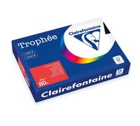 [8175PC] Clairefontaine Ramette Papier FSC A4 80g 500 Feuilles Rouge Corail