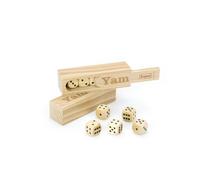 [8194] JEUJURA Jeu de Yam - Coffret de Dés en Bois et Règle du Jeu
