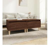 vidaXL Tables d'appoint 2 pcs Chêne marron 50x46x35 cm Bois ingénierie