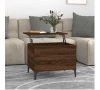 819579 vidaXL Table basse Chêne marron 60x44,5x45 cm Bois d'ingénierie