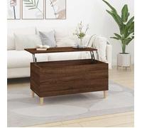 819587 vidaXL Table basse Chêne marron 90x44,5x45 cm Bois d'ingénierie