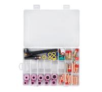81pcs Set Tig Welding Torch Kit Gas Lens Type 10 Glass Cup Accessories Tools for WP-17 18 26