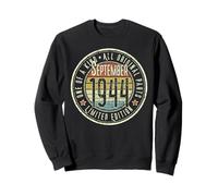 81st Birthday Vintage Septembre 1944 Retro Limited Edition Sweatshirt