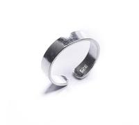 81stgeneration Bague D'Orteil Ouverte en Argent Sterling pour Femme | Bagues D'Orteil Simples en Argent 925 Poli | Bague Midi Réglable | Bijoux de Pied Minimalistes pour Femmes