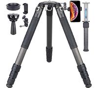 82" Carbon Fiber Bowl Tripod Heavy Duty Camera Tripod with 75mm Bowl and Adapter, 10 Layers Carbon Fiber 1.57" /40mm Leg Tube, Ultra Stable Professional Camera Tripod, Max Load 88Lbs/40kg (AS95C)