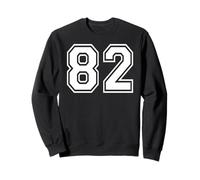 82 Numéro Quatre-Vingt-Deux Sports d'équipe Correspondant à l'équipe Varsity Sweatshirt