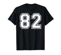 82 Numéro Quatre-Vingt-Deux Sports d'équipe Correspondant à l'équipe Varsity T-Shirt
