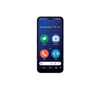 Doro 8200 Plus 4G Smartphone Débloqué Seniors - Téléphone Portable Résistant à l'eau - Triple Caméra 16MP - Écran 6.1" - Touche Assistance avec GPS - Etui - (Blue)