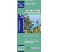 82011 LES CALANQUES DE MARSEILLE A CASSIS 1/15.000