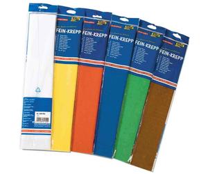 [820199-3] folia Lot de 3 Papiers crépon, (l)500 mm x (L)2,5 m, noir