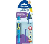 [820370] Pelikan Stylo plume griffix Neon Fresh Blue, pour gauchers