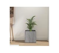 820500 Jardinière Sonoma gris 40x40x40 cm Bois d'ingénierie