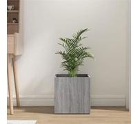 820500 Jardinière Sonoma gris 40x40x40 cm Bois d'ingénierie