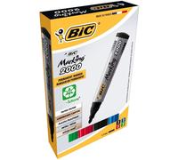 [8209112-3] BIC Lot de 3 Etuis de 4 Marqueurs Permanents MARKING 2000 pointe ...