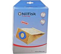 Nilfisk Sacs d'aspirateur 82095000 GS80/GS90/GM80/GM90 6,5L Originaux Lot de 5