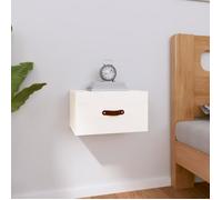 820988 vidaXL Table de chevet murale Blanc 40x29,5x22 cm