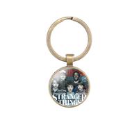 (8210) Porte-clés de collection Stranger Things Gemme du temps lumineuse de style dessin animé