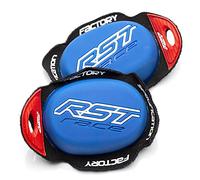 RST Moto – Curseurs de genou Factory Reverse Velcro Bleu