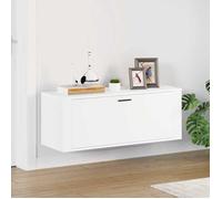 vidaXL Armoire à chaussures murale 821020 Blanc 100x35x38 cm Bois d'ingénierie