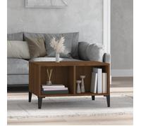 vidaXL Table basse Chêne marron 60x50x36,5 cm Bois d'ingénierie821043 Marron G