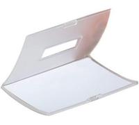 821119 Porte-Badge Click Fold Avec Pince Combi Pour Badge 40 X 75 Mm Polypropylène Transparent Boîte De 25