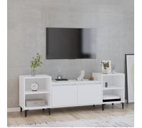 821196 vidaXL Meuble TV Blanc 160x35x55 cm Bois d'ingénierie