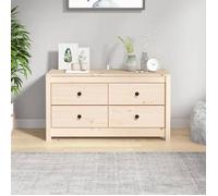 Vidaxl Armoire Latérale 100x40x54 Cm Bois De Pin Massif Marron