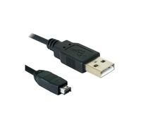 [82208] DeLock Câble USB 2.0 A - Mini USB 4pts 1.5m