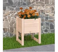 822107 vidaXL Jardinière 40x40x52,5 cm Bois massif de pin