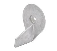 822157T2 Remplacement, Languette de Garniture de Moteur de Bateau, Anode en Alliage D'aluminium pour Mariner 25-50 2 4 Temps, Anode Sacrificielle pour Protéger les Hélices