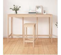 822162 vidaXL Table de bar 180x80x110 cm Bois massif de pin