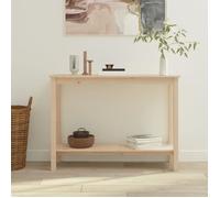 vidaXL Table console 110x40x80 cm Bois massif de pin Marron