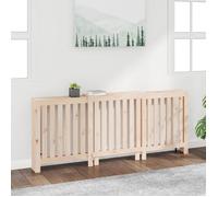 vidaXL Cache-radiateur 210x21x85 cm en bois massif de pin
