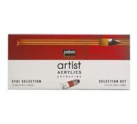 Pébéo Peinture acrylique Artist – Étui Sélection 10 x 37 ml – extra-fine (823001)