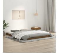 Cadre de Lit, Sommier à Lattes, Lit Double et Adulte, Cadre à Lattes Chambre à Coucher Maison, Moderne, 140X190 cm Bois de Pin Massif