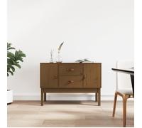 823527 vidaXL Buffet Marron miel 110x40x78 cm Bois massif de pin