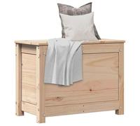 Boîte de Rangement Marron Miel 60x32x45,5 cm Bois Massif de Pin Outils vidaXL
