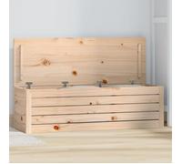 823624 vidaXL Boîte de rangement 109x36,5x33 cm Bois massif de pin