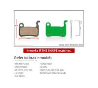 (824)10 Pairs MTB Bicycle Disc Brake Pads Ceramic For AVID SHIMANO HAYES SRAM MAGURA FORMULA HOPE C