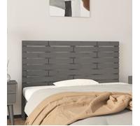 824735 vidaXL Tête de lit murale Gris 146x3x63 cm Bois massif de pin
